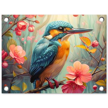 IJsvogel - Bloesem - Natuur - Vogels - Bloemen