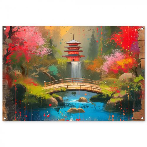 Tuinposter - Serene Japanse Tuin