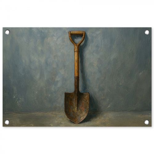 Tuinposter - Schep - Gereedschap - Schilderij