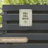 Quote - Strepen - Grill tuinposter los doek klein -sfeer3
