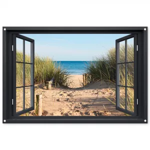 Tuinposter - Uitzicht op Strand