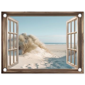 Doorkijk - Helmgras - Duinen - Zee - Landschap
