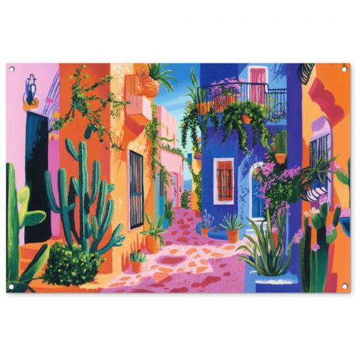 Geel - Blauw - Oranje - Huis