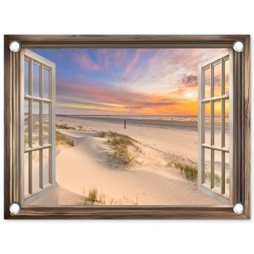 Doorkijk - Strand - Duinen - Natuur - Landschap