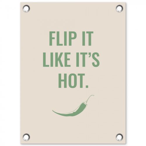 Tuinposter - Groen - Quote - Zomer - Chilipeper