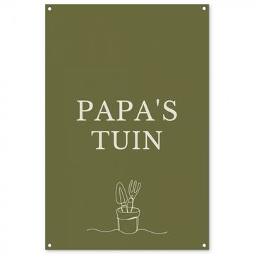 Tuinposter - Papa's Tuin