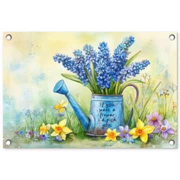 Lavendelbloemen - Quote - Gieter