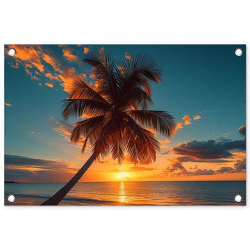 Tuinposter - Tropische Droomzonsondergang