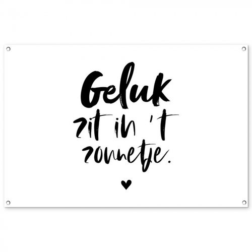 Geluk zit in 't zonnetje - Tekst - Zomer - Quotes
