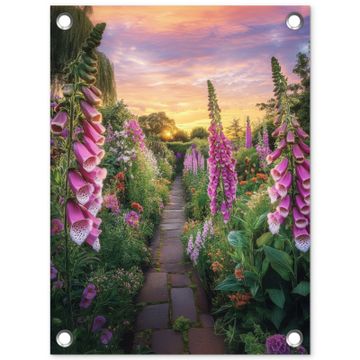 Tuinposter - Vingerhoedskruid - Bloemen - Tuin