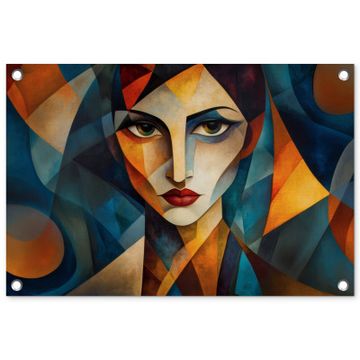 Tuinposter - Portret - Abstract - Vormen