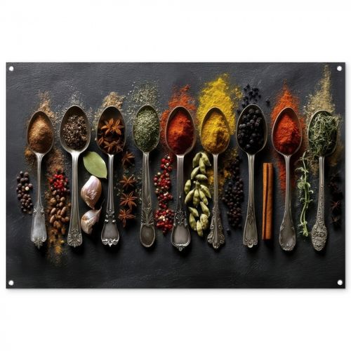 Tuinposter - Lepels - Specerijen - Kaneel - Chili