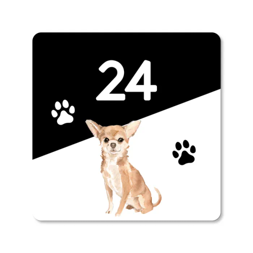 Tuinposter - Naambord honden