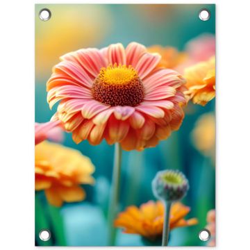 Tuinposter - Bloemen in zomerse pracht