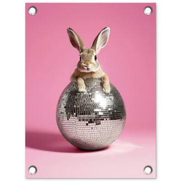 Tuinposter - Haas - Strik -Discobal