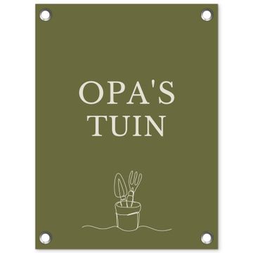 Tuinposter - Opa's Tuin