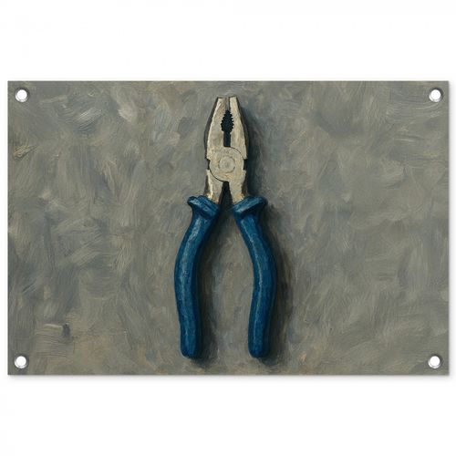 Tuinposter - Tang - Schilderij - Textuur - Verf