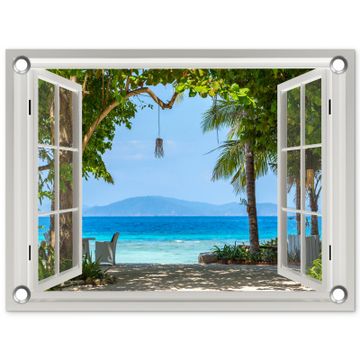 Uitzicht op Tropisch Strand