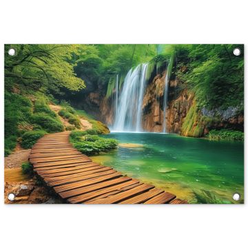 Boswaterval met Houten Pad