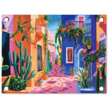 Geel - Blauw - Oranje - Huis