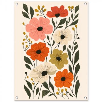 Veldbloemen - Stengels - Blaadjes - Groen
