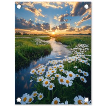 Tuinposter - Beekje - Landschap - Margriet