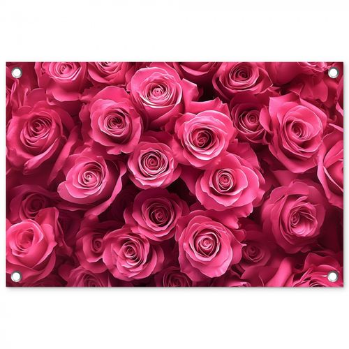 Tuinposter - Rozen - Pink - Bloem