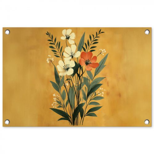 Bladeren - Boeket - Bloemen - Geel