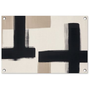 Zwart - Abstract - Japandi
