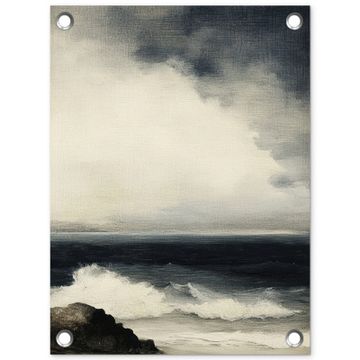 Tuinposter - Zee - Rotsen - Storm