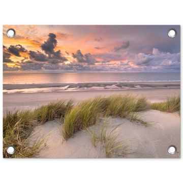 Tuinposter - Kleurrijke Avond aan het Strand