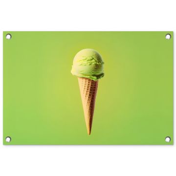 Tuinposter - Hoorntje - Schepijs - Groen