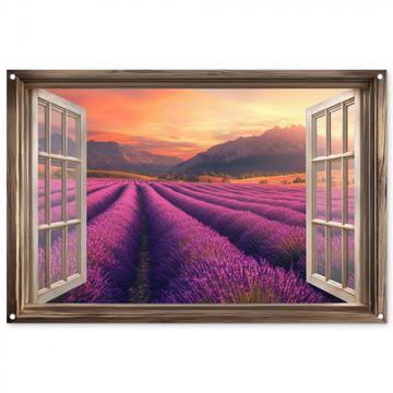 Doorkijk - Lavendel - Landschap - Bloemen - Paars