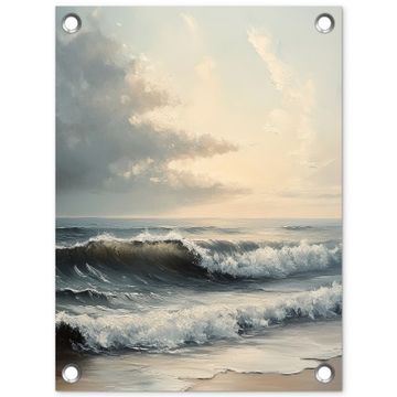 Tuinposter - Strand - Zee - Zonsondergang