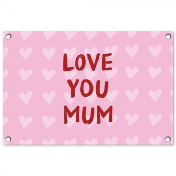 Love - Quote - Moeder - Rood