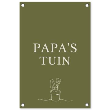 Tuinposter - Papa's Tuin