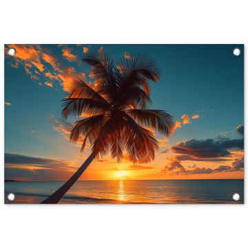 Tuinposter - Tropische Droomzonsondergang