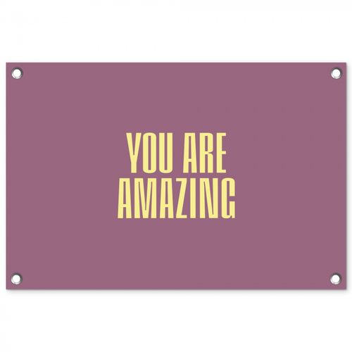 Tuinposter - Tekst - Paars - Amazing