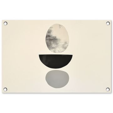 Tuinposter - Beige - Japandi - Wabi sabi