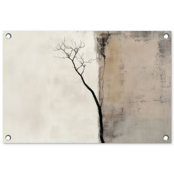 Tuinposter - Wabi sabi - Plant - Beige