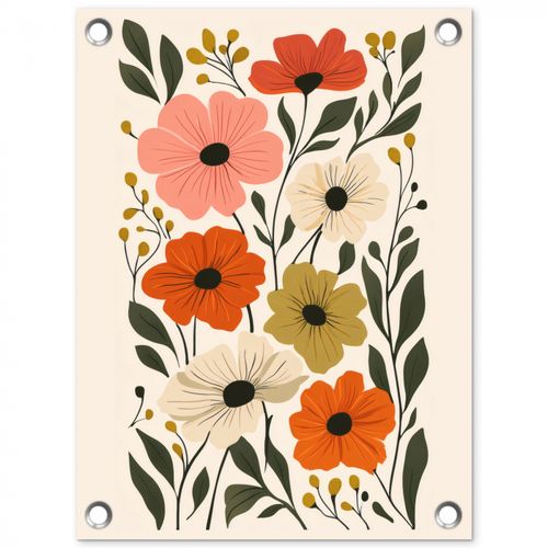 Veldbloemen - Stengels - Blaadjes - Groen