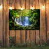 Waterval in het Regenwoud tuinposter los doek groot -sfeer1