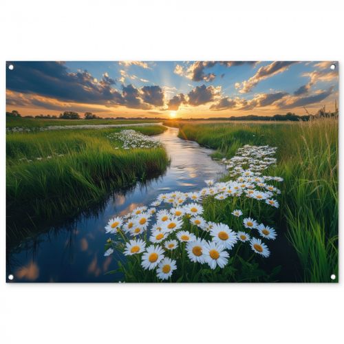 Tuinposter - Beekje - Landschap - Margriet
