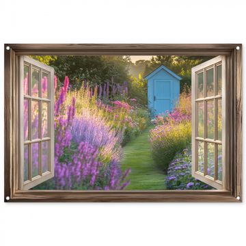 Doorkijk - Bloemen - Raam - Natuur