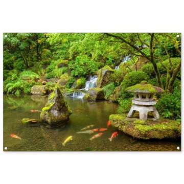 Tuinposter - Rustige Japanse vijver