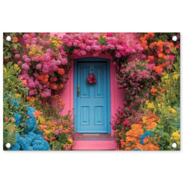 Bloemen - Deur - Roze