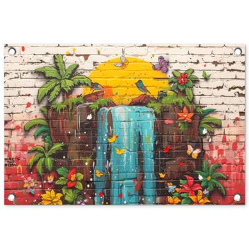Waterval in Straatkunst