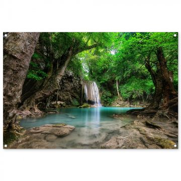 Tuinposter - Kristalheldere Waterval