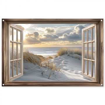 Doorkijk - Strand - Duinen - Zee - Natuur