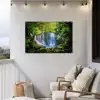 Waterval in het Regenwoud tuinposter los doek groot -sfeer8